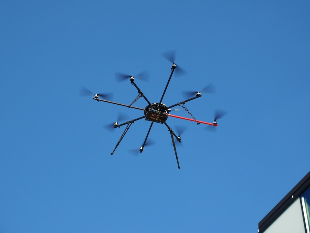 Drohne / Octacopter im Einsatz
